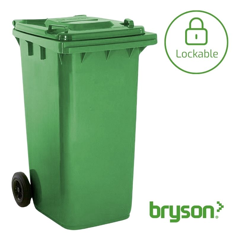 Lockable Wheelie Bin - 240L