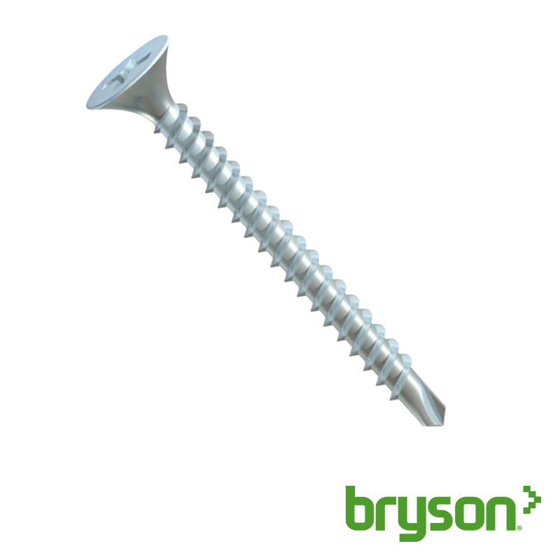 Bryson Pro Series Self Drilling - Bright Zinc Plated Drywall Screws