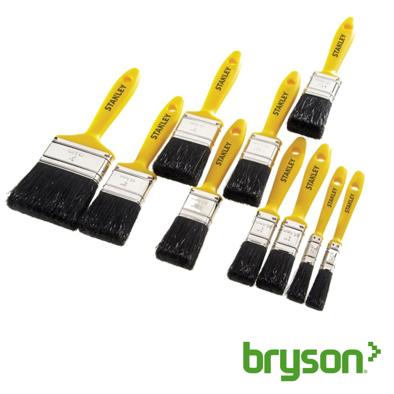 Stanley 10 Piece Trade Brush Pack