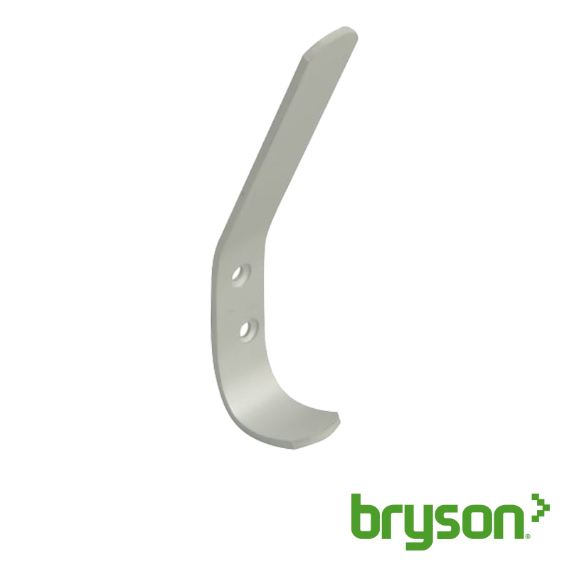 Single Hat & Coat Hook - Aluminium - 125mm