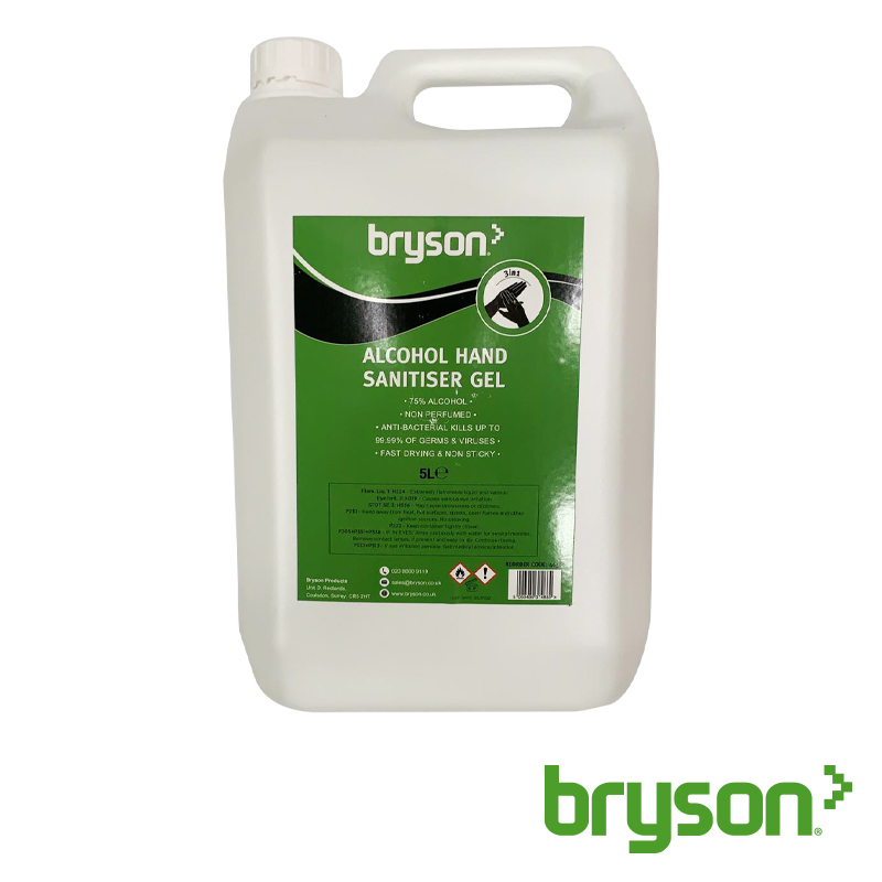 Bryson Alcohol Hand Sanitiser Gel