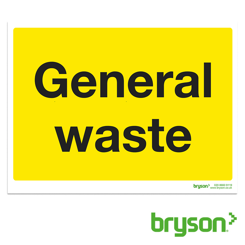 General Waste Sign