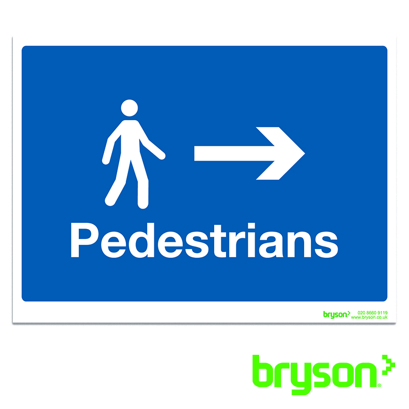 Pedestrians Right Sign