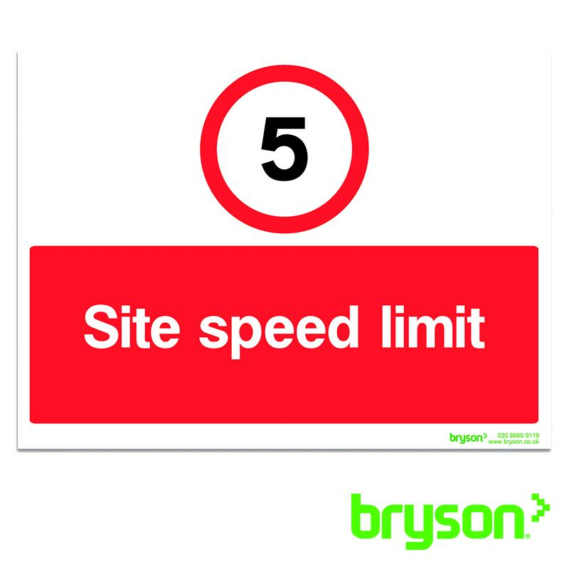 5mph Site Speed Limit Sign