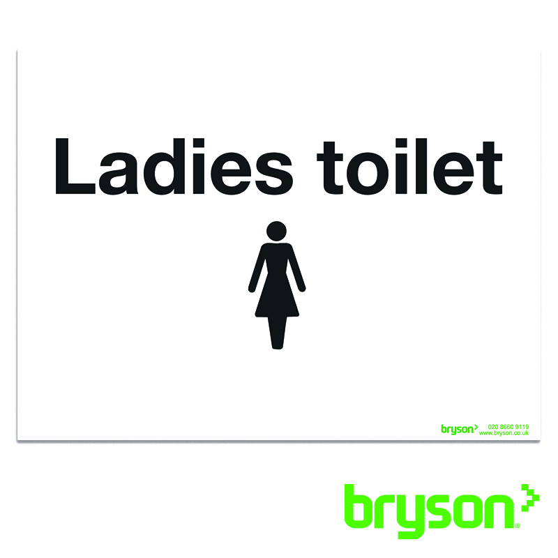 Ladies Toilets Sign