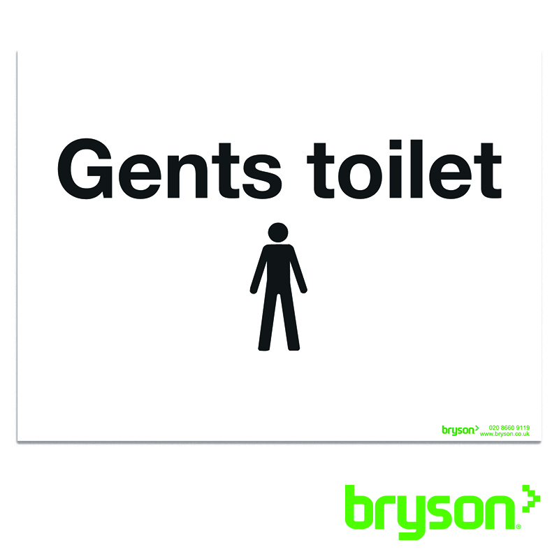 Gents Toilets Sign