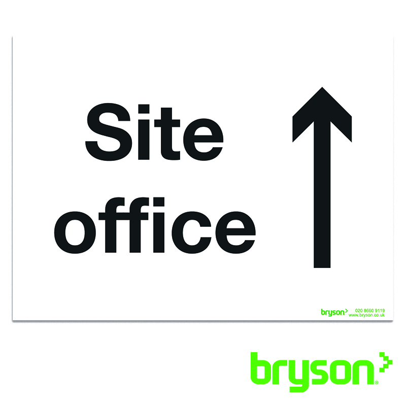 Site Office Arrow Sign