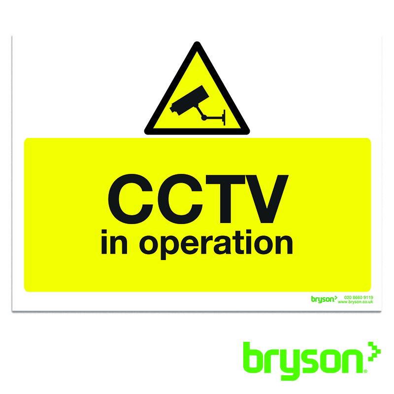 CCTV In Operation Sign