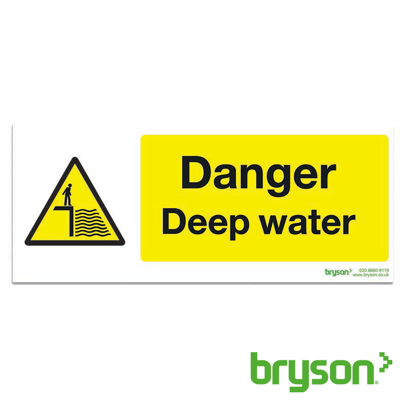 Danger Deep Water Sign