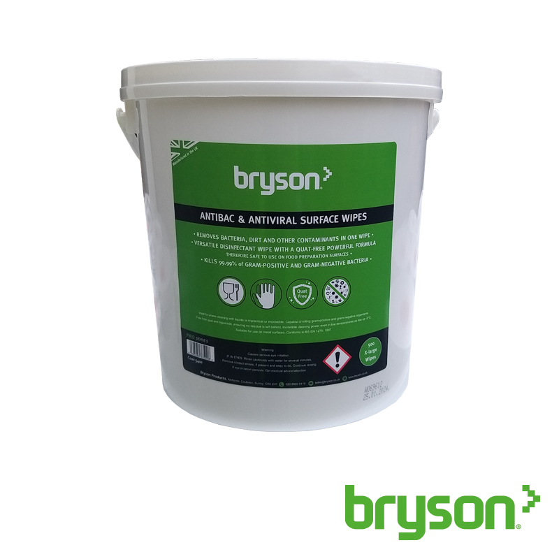 Bryson Pro Series Antibac & Antiviral Surface Wipes