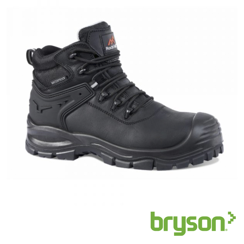 Rockfall Surge SB P E WRU FO CI HRO WR SRC Safety Boot - Black