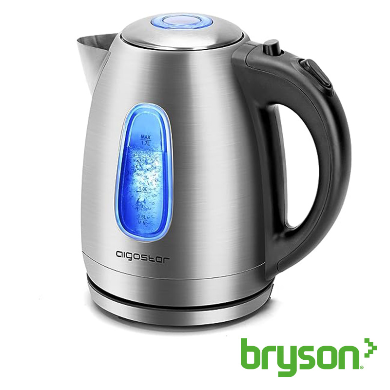 Brushed Cordless Stainless Steel Kettle - 1.8 Litre