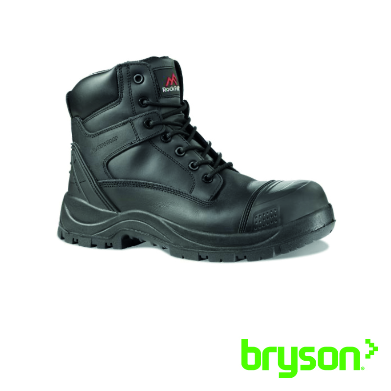 Rockfall Slate S3 HI CI HRO WR SRC Safety Boots - Black