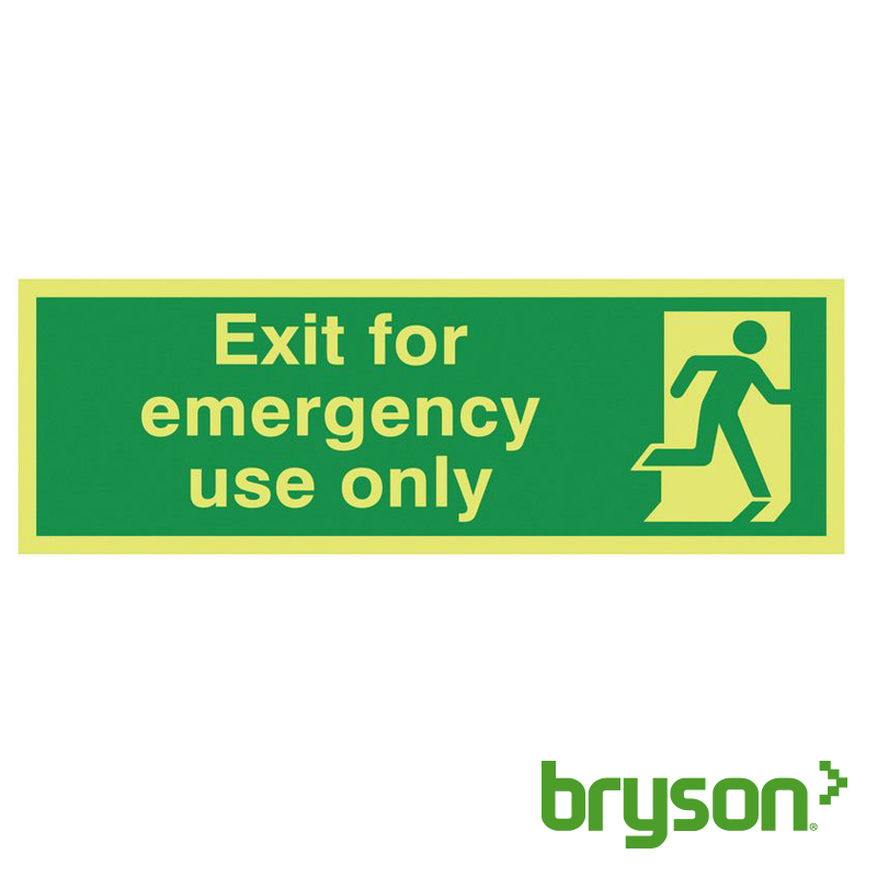 Exit For Emergency Use Only Signs