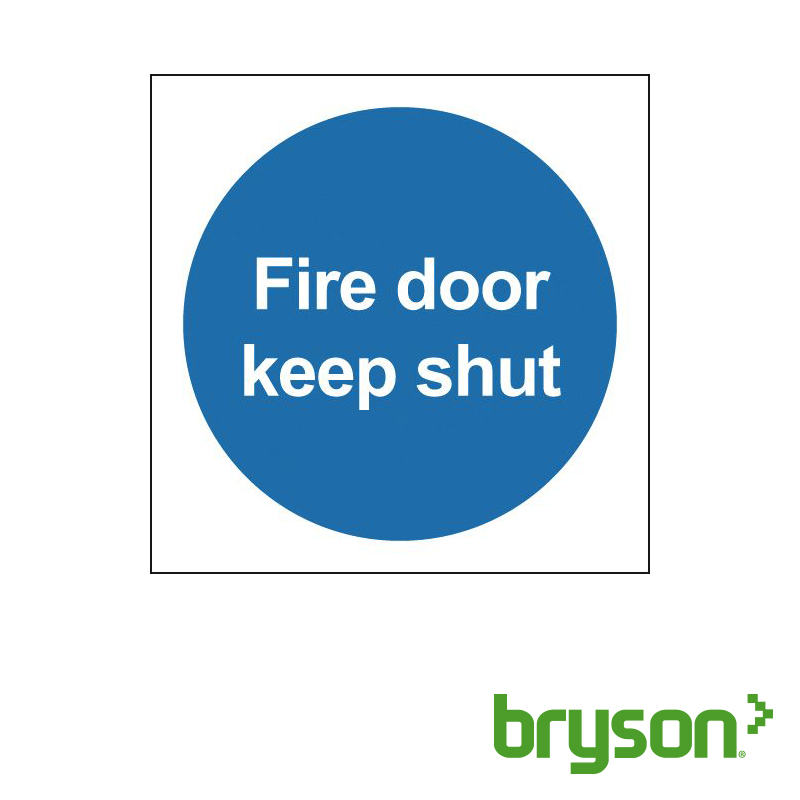 Fire Door Keep Shut Signs