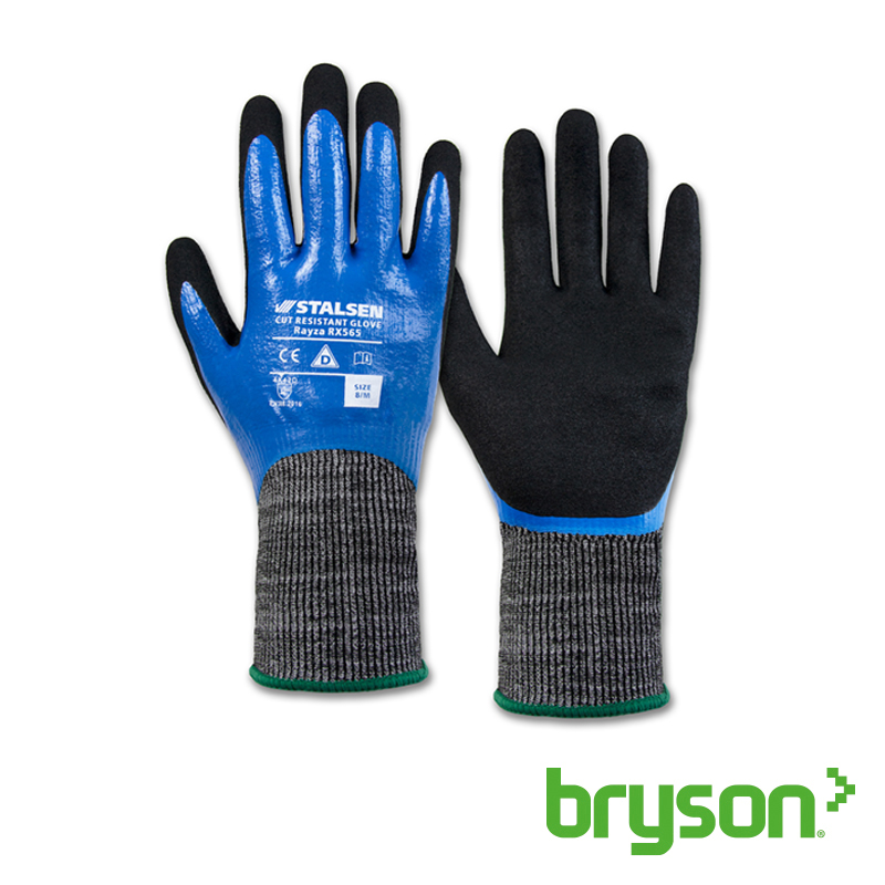 Stalsen Rayza RX565 Double Dipped Nitrile Glove - Cut Level D