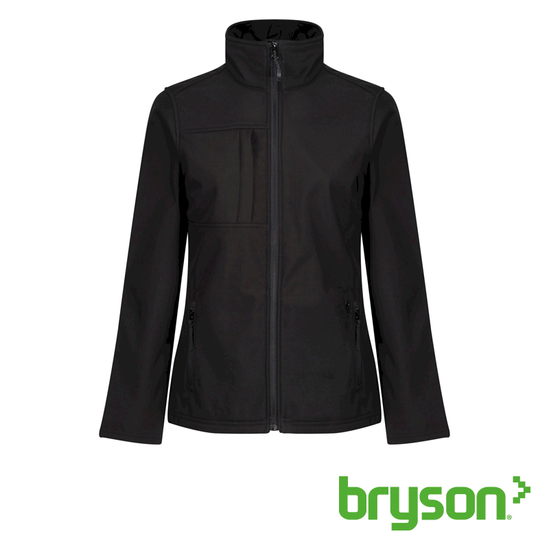 Womens Regatta TRA689 Octagon Softshell Jacket - Black