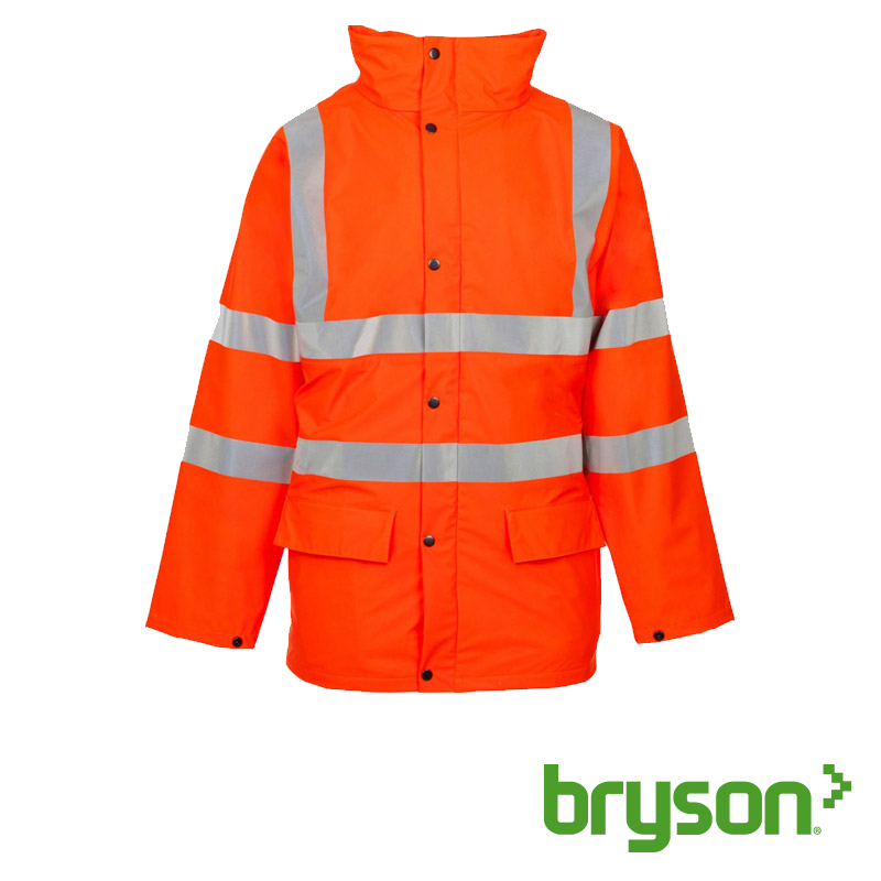 Orange Hi-Vis Parka Jacket