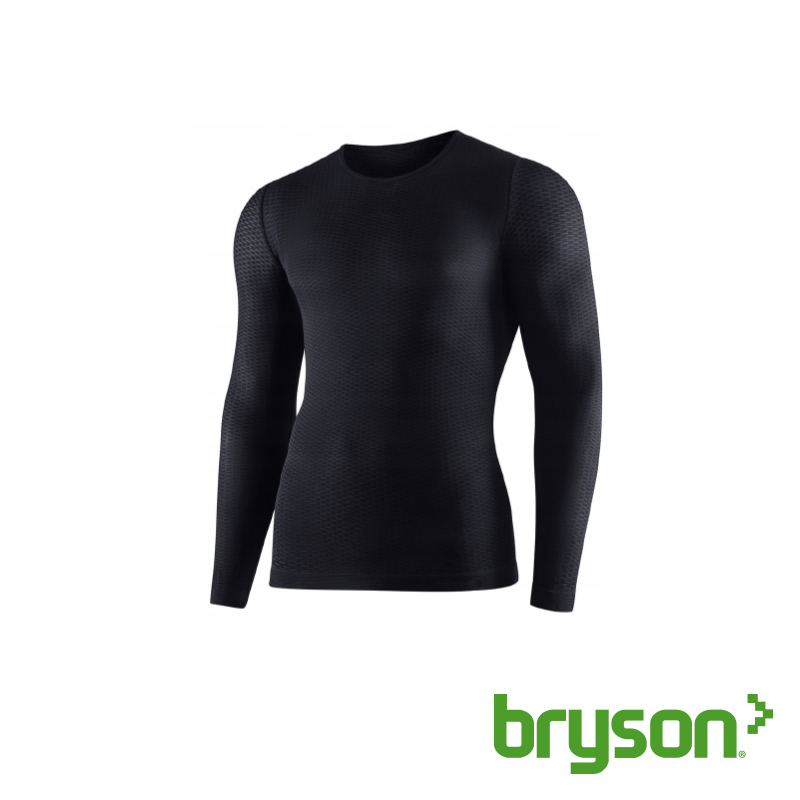 Brubeck Womens 3D Baselayer Top - Black