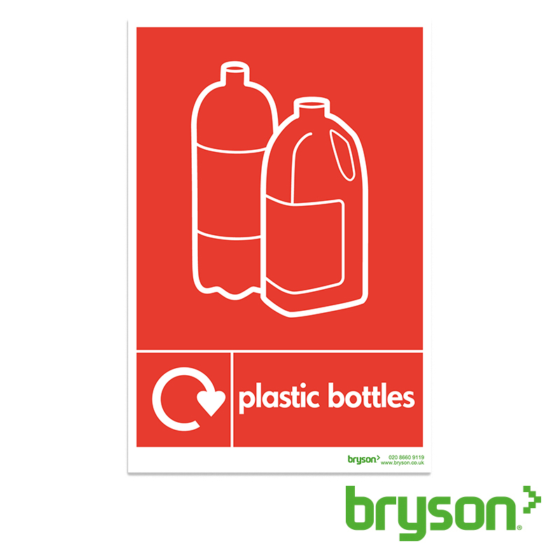 Plastic Bottle Recycling Sign