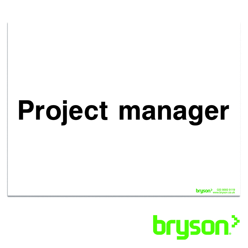 Project Manager Sign