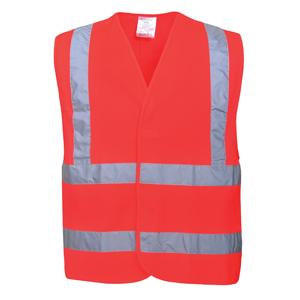 Red Hi-Vis Waistcoat