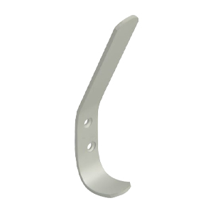 Single Hat & Coat Hook - Aluminium - 125mm