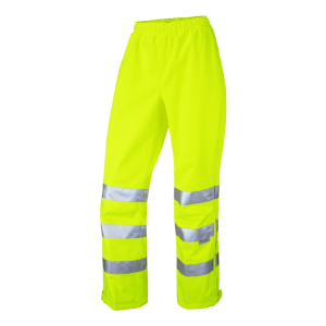 Leo Workwear Hannaford Womens Breathable Overtrousers - Yellow