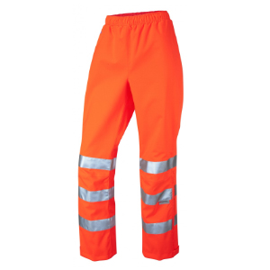 Leo Workwear Hannaford Womens Breathable Overtrousers - Orange