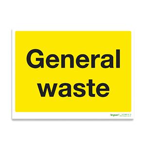 General Waste Sign