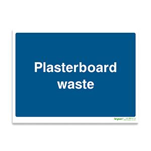 Plasterboard Waste Sign