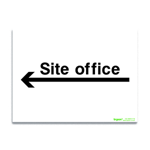 Site Office Arrow Sign