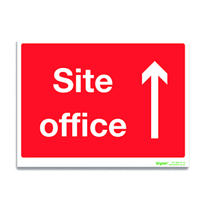 Site Office Arrow Sign