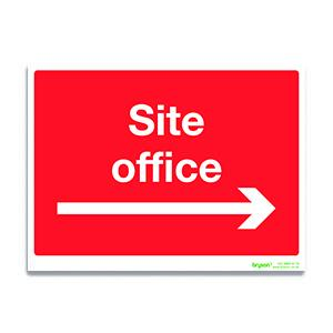 Site Office Arrow Sign