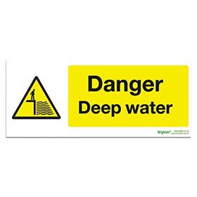 Danger Deep Water Sign