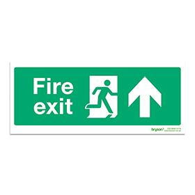 Running Man Fire Exit Sign