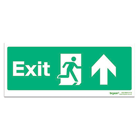 Running Man Exit Sign