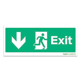 Running Man Exit Sign