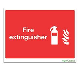 Fire Extinguisher Sign