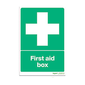 First Aid Box Sign