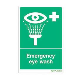 Emergency Eye Wash Sign