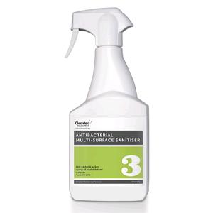 Pro 3 Anti-bacterial Sanitiser Trigger Spray 500ml