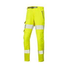 Leo Workwear Starcross Womens Hi Vis Stretch Work Trousers - Yellow