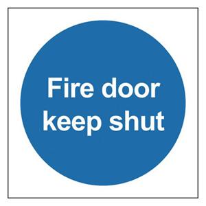 Fire Door Keep Shut Signs