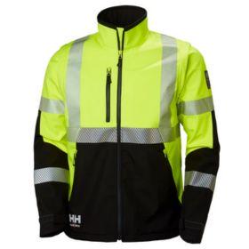 Helly Hansen ICU Hi Vis Softshell Jacket - Yellow Black