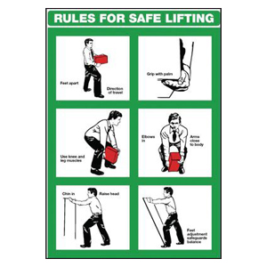 Rules for Safe Lifting Wallchart