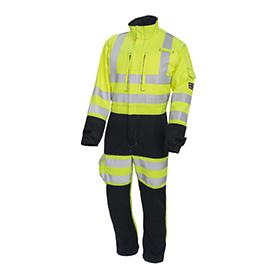 Progarm 6458 FR/AS/Arc Hi Vis Linesman Coverall - Yellow/Navy