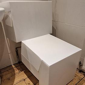 FR Toilet & Cistern Impact Protector