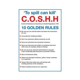 COSHH 10 Golden Rules