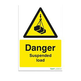 Danger Suspended Load Sign